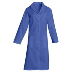 Blouse Bleue Roi pressions manches longues - SNV