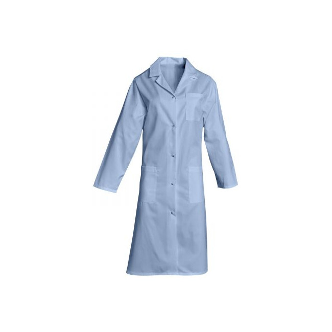 Blouse Bleue Ciel pressions manches longues - SNV