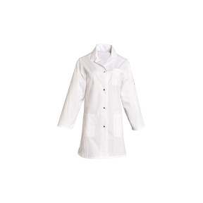 Tunique manches longues 100% coton BRITNEY Blanche - SNV