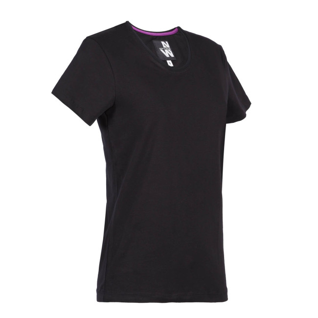 T-Shirt Romane Damen Schwarz - North Ways