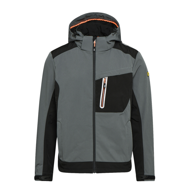 VESTE SOFTSHELL TECH CARBON ISO 13688:2013 GRIS - Diadora