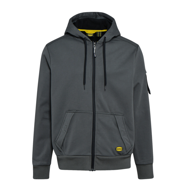 VESTE A FERMETURE MEMBRANE FZ HOODIE ISO 13688:2013 GRIS - Diadora