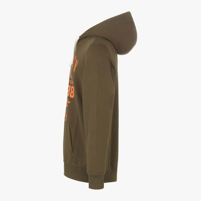 SWEATSHIRT KAPUZE GRAFIK MILITÄRGRÜN - Diadora