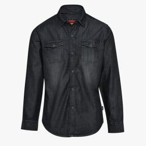 JEANSHEMD VERWASCHEN SHIRT DENIM SCHWARZ VERWASCHEN - Diadora