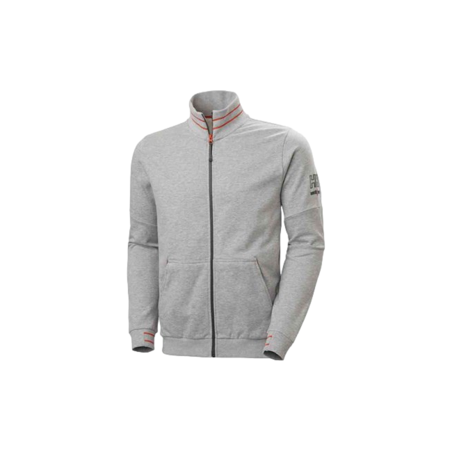 SWEAT SHIRT KENSINGTON ZIP GREY - HELLY HANSEN