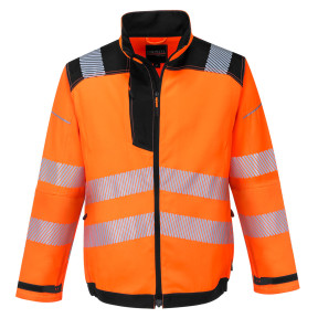 Veste de travail haute visibilité HV PW3 Orange/Noir T500 - Portwest