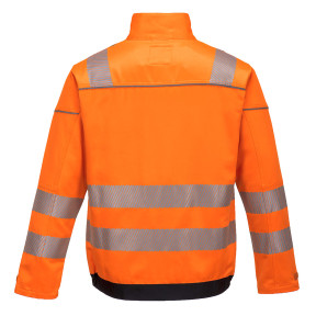 Warnschutz-Arbeitsjacke HV PW3 Orange/Schwarz T500 - Portwest