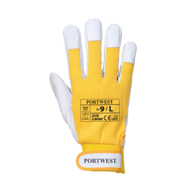 Lederhandschuh TERGSUS A250 Schwarz - Portwest
