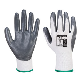 PU gecoate handschoen A310 NITRILE GRIP Grijs/Wit - Portwest