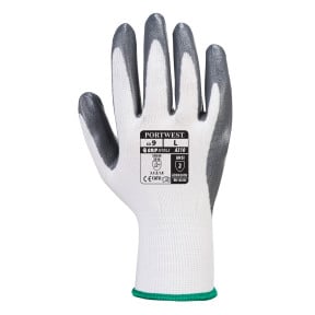 Gant enduit PU A310 NITRILE GRIP Gris/Blanc - Portwest