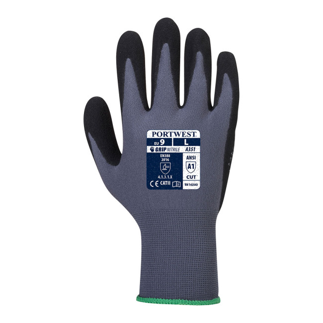 Gant DERMIFLEX PLUS A351 Gris et Noir - Portwest