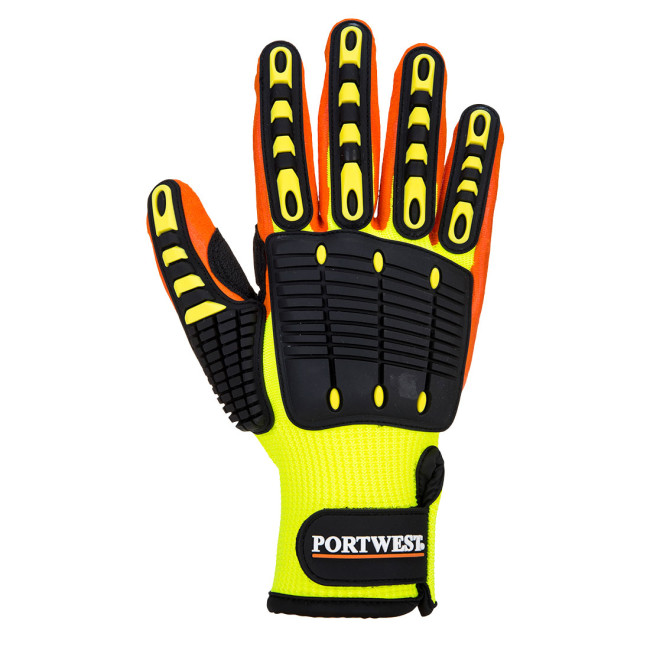 Gant Anti Impact Grip A721 Jaune/Orange - Portwest