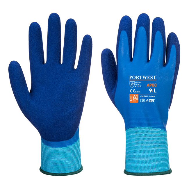 Handschoen LIQUID Pro Blauw AP80 - Portwest