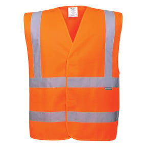 Gilet Haute Visibilité avec bandes rétro-réfléchissantes C470 Orange - Portwest