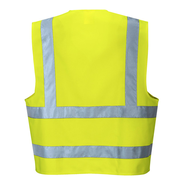 Hoge Zichtbaarheid gilet met retro-reflecterende banden C470 Geel - Portwest