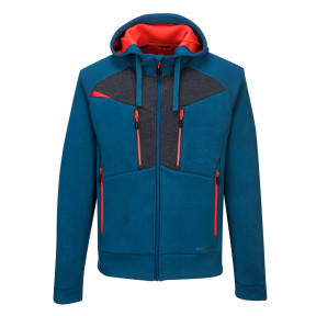 DX4 Kapuzenjacke mit Reißverschluss Metro Blau - Portwest
