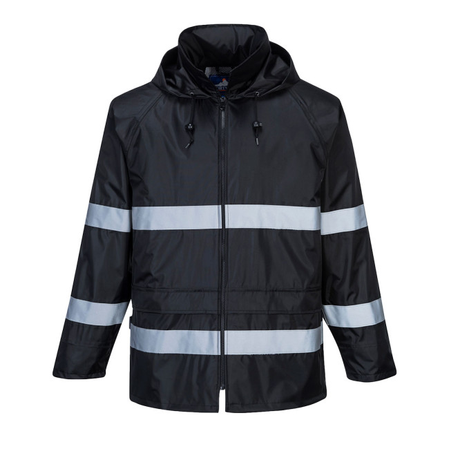 IONA Classic F440 Regenjacke Schwarz - Portwest