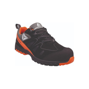 CHAUSSURE BASSE CROUTE VELOURS S3 HRO SRC Noir/Orange - DELTA PLUS