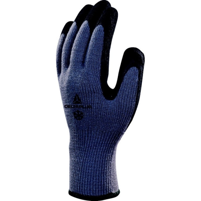 GANT TRICOT POLYESTER AVEC PAUME ENDUITE MOUSSE LATEX Gris/Noir - DELTA PLUS