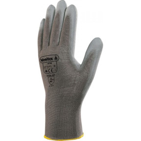 POLYESTER-STRICKHANDSCHUH MIT PU-BESCHICHTUNG Grau - DELTA PLUS
