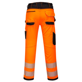 Pantalon de travail Haute Visibilité WORK PW340 Orange/Noir - Portwest