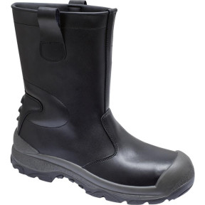 BOTTES DE TRAVAIL FOURRÉES CUIR DE VACHETTE S3 CI SRC Noir - DELTA PLUS