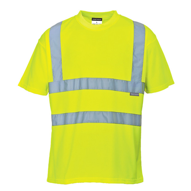 Tee-Shirt Haute Visibilité S478 gamme éco Jaune - Portwest