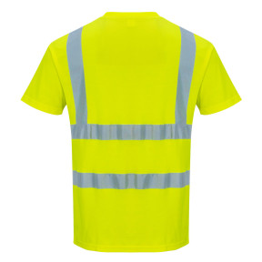 Tee-Shirt Haute Visibilité S478 gamme éco Jaune - Portwest