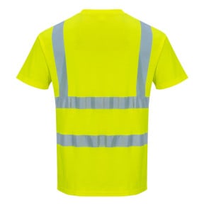 Tee-Shirt Haute Visibilité S478 gamme éco Jaune - Portwest