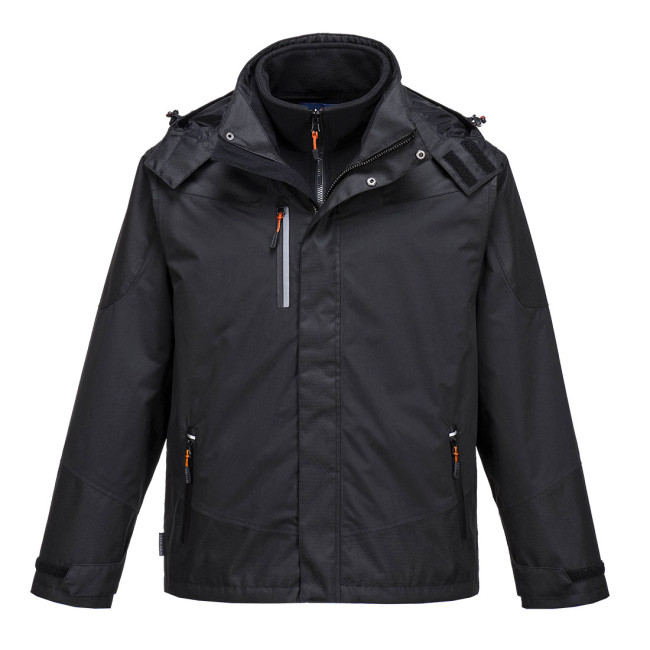 Parka 3 en 1 polaire amovible imperméable et repirant S553 Noir - Portwest