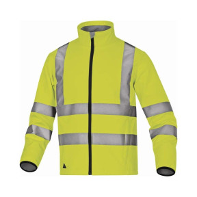 VESTE SOFTSHELL POLYESTER 3 COUCHES LAMINÉES Jaune fluo - DELTA PLUS