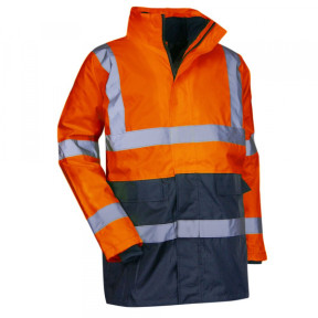 Parka 4in1 PREVENTION klasse 2 Fluo waterdicht en windbestendig Oranje Fluo - LMA