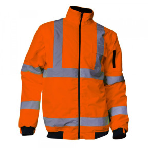 Parka 4in1 PREVENTION klasse 2 Fluo waterdicht en windbestendig Oranje Fluo - LMA