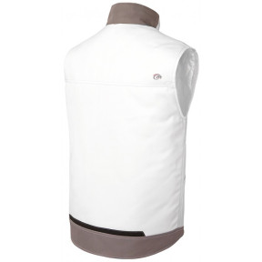 GILET MATELASSÉ WHITE AND PRO BLANC - MOLINEL