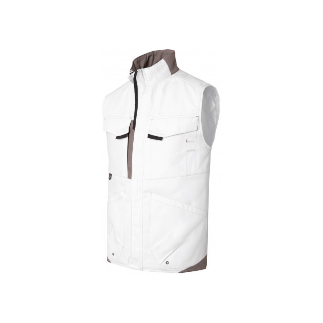 GILET MATELASSÉ WHITE AND PRO BLANC - MOLINEL