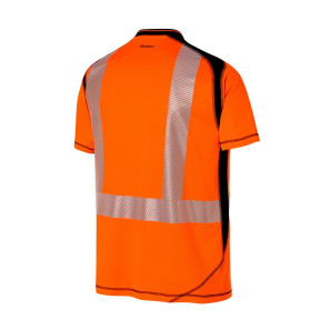 T-SHIRT MC HV LUK-LIGHT ORANGE/MARI - MOLINEL