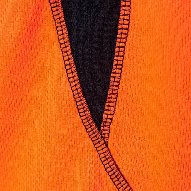 T-SHIRT MC HV LUK-LIGHT POMARAŃCZOWY/GRANATOWY - MOLINEL