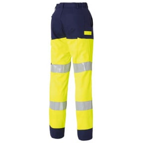 BROEK HV LUKLIGHT GEEL/MARINE - MOLINEL