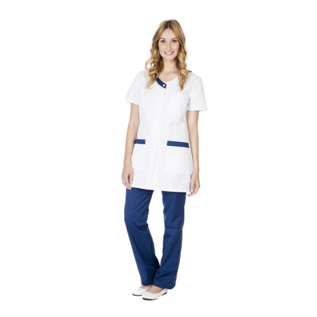 DAMEN-TUNIKA VALENTINE KURZARM PC VALENTINE WEISS/MARINE - HASSON