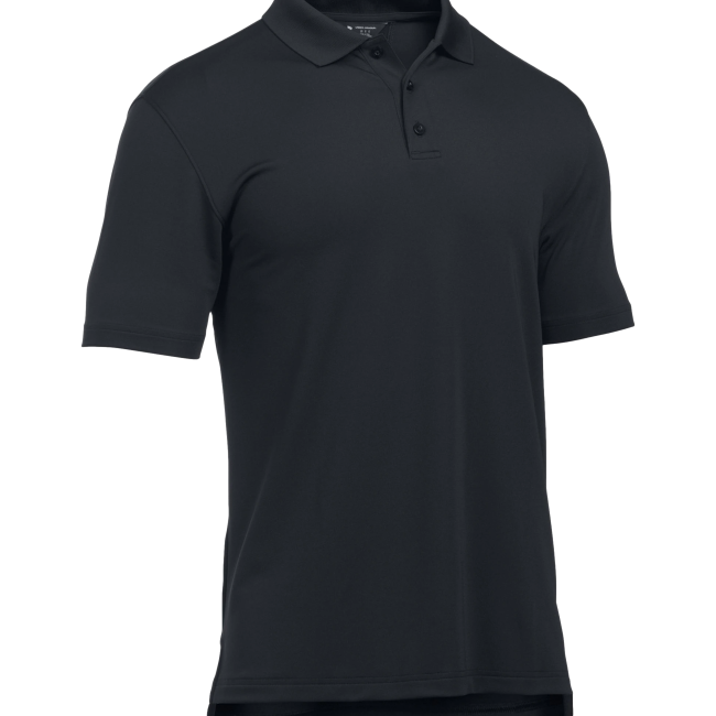 UA TACTICAL PERFORMANCE POLO HEREN ZWART - Under Armour