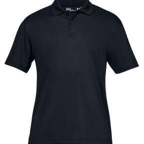 UA TACTICAL PERFORMANCE POLO HEREN ZWART - Under Armour