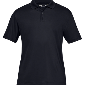 UA TACTICAL PERFORMANCE POLO HEREN ZWART - Under Armour