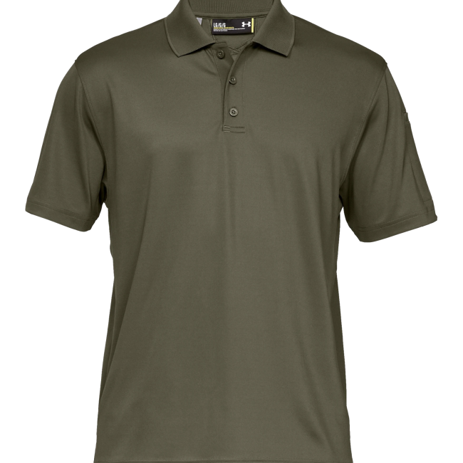 UA TACTICAL PERFORMANCE POLO HOMME VERT OLIVE - Under Armour