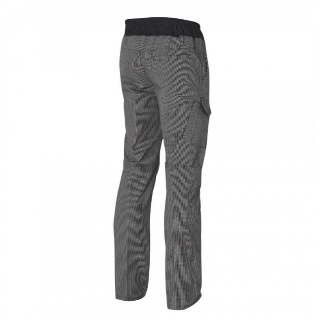 HERREN-HOSE FLEX'R SCHWARZ-WEISS KARIERT - MOLINEL