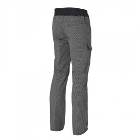 HERREN-HOSE FLEX'R KARIERT SCHWARZ & WEISS - MOLINEL