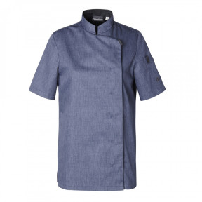 DAMES VEST KORTE MOUWEN SHADE BLAUW DENIM - MOLINEL