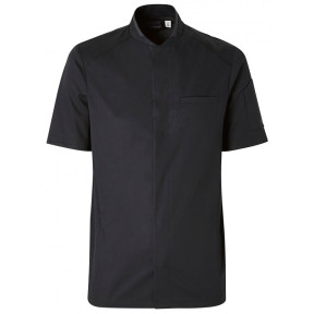 HEREN VEST KORTE MOUWEN BLACKSTITCH ZWART - MOLINEL