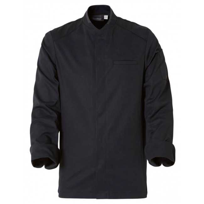 HEREN VEST LANGE MOUWEN BLACKSTITCH ZWART - MOLINEL
