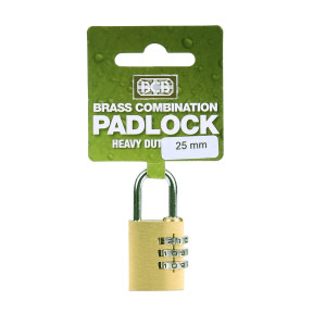 Combination padlock 25mm CJ560 - BCB