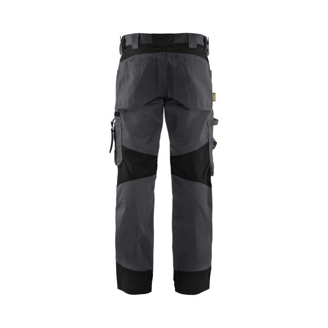 Pantalon artisan sans poches flottantes Gris moyen/Noir-Blaklader